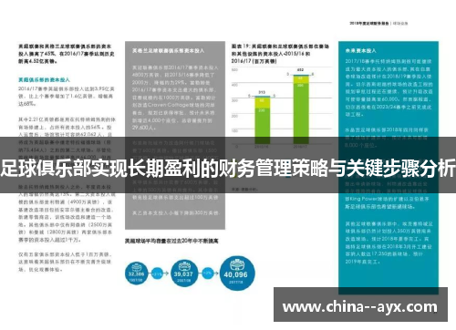 足球俱乐部实现长期盈利的财务管理策略与关键步骤分析 足球俱乐部实现长期盈利的财务管理策略与关键步骤分析